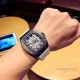 New Replica Richard Mille RM17-01 Watches Black Case White Rubber Strap (8)_th.jpg